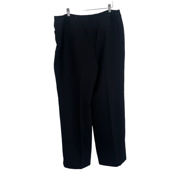 Chicos Black Drapey Wide Leg Dress Pants Career Work Womens 2.5 US Large 14 - Picture 3 of 7